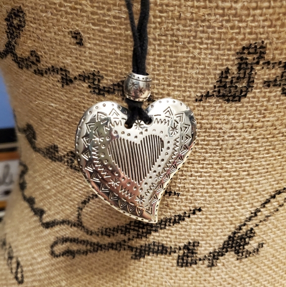 Brighton long large reversible heart necklace - Picture 3 of 5